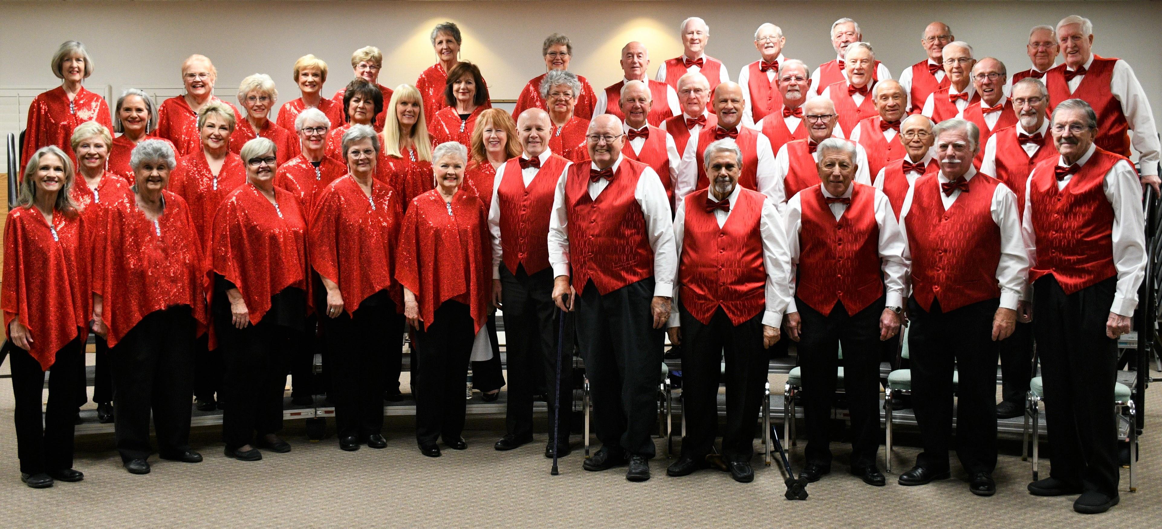 A Cappella Christmas Concert featuring two choruses Sunday December 18 was a success